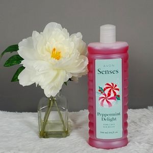 Avon Senses Peppermint Delight Bubble Bath, New, Factory Sealed